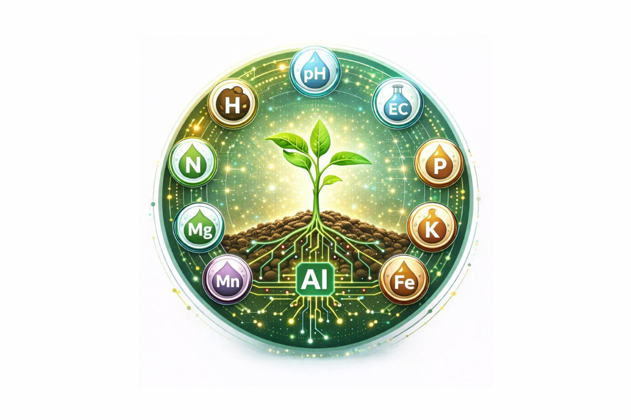 Artificial intelligence system that recommends crops based on soil composition
