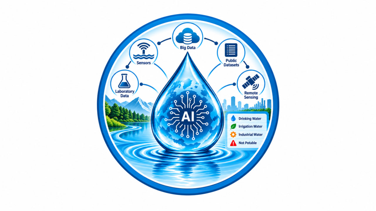 Artificial intelligence system for water quality determination.